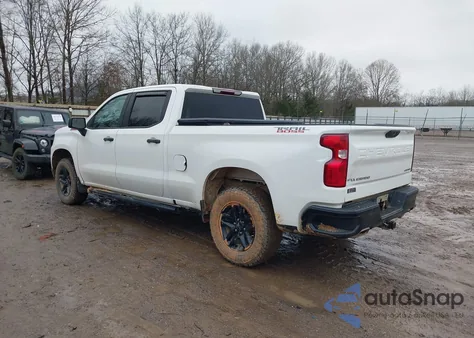 2022 Chevrolet Silverado 1500 4Wd Standard Bed Custom Trail Boss from USA, damaged, VIN 3GCPDCED9NG541020